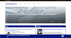Desktop Screenshot of manubens.com