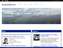 Tablet Screenshot of manubens.com